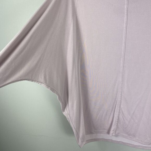 Chicos Womens Sz 0 / Small Pullover Top Dolman Sleeve Pink Mauve Modest Classic - Picture 2 of 7